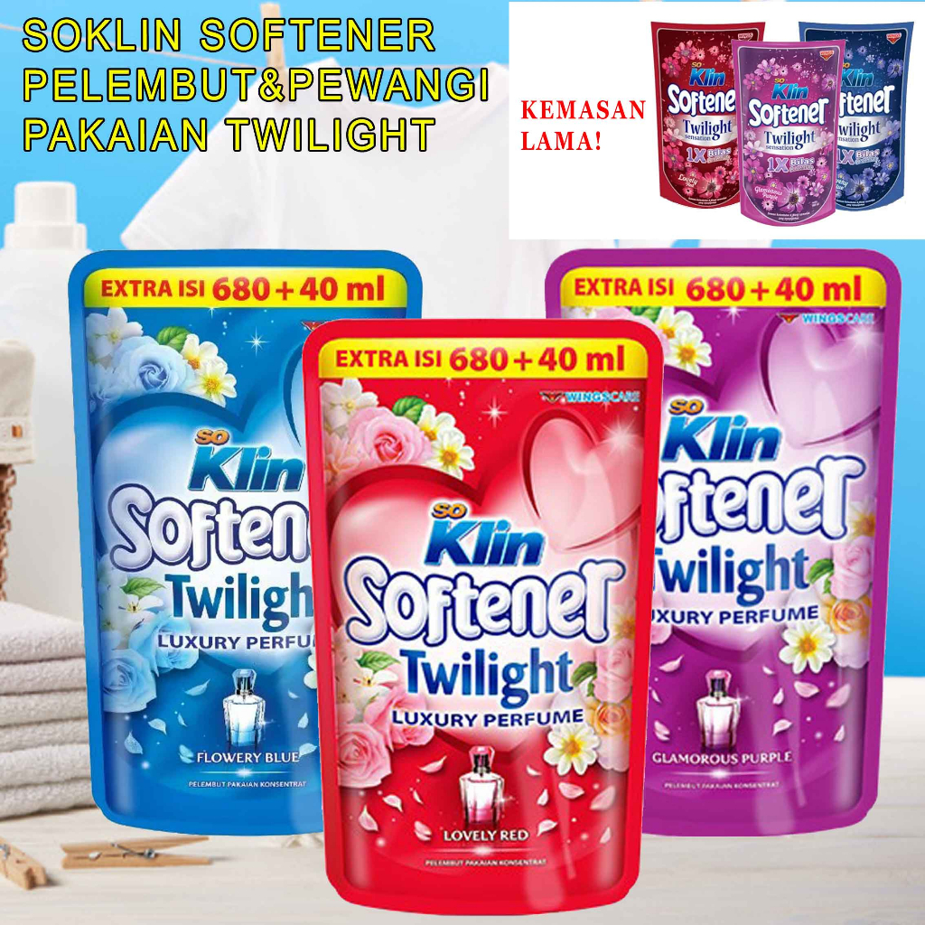 Pelembut&amp;Pewangi Pakaian * Soklin Softener * Twilight Sensation * Konsentrat