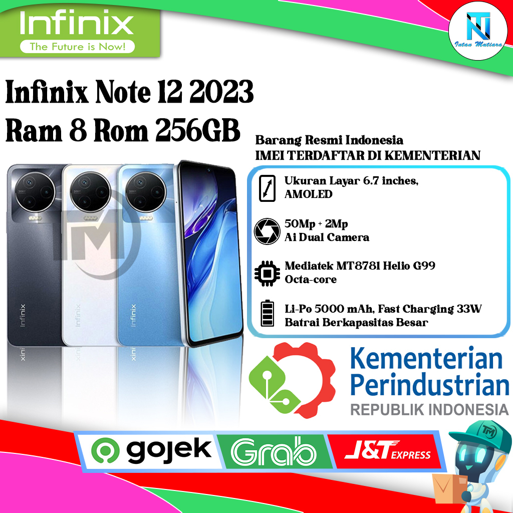Infinix Note 12 2023 Ram 8 Rom 256GB