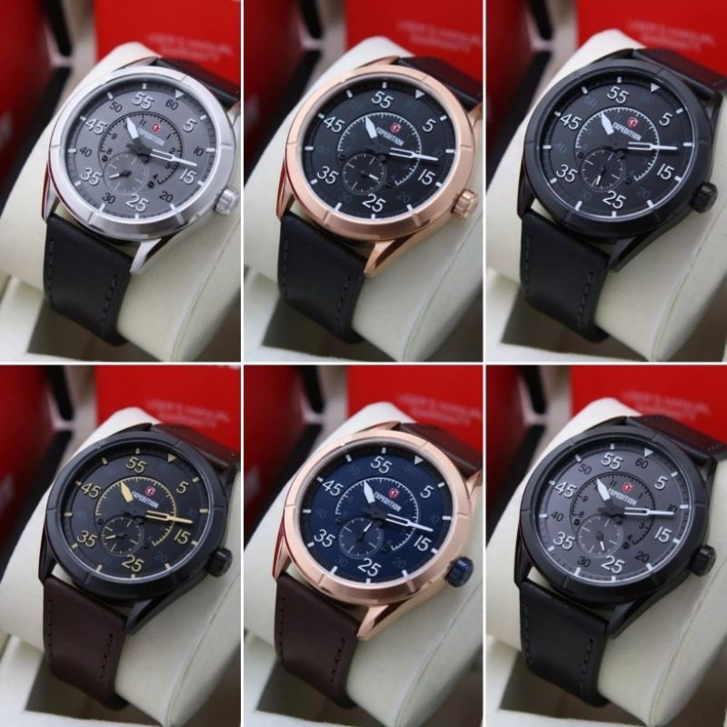 JAM PRIA EXPEDITION EXP 6832 GARANSI RESMI 1 TAHUN ORIGINAL