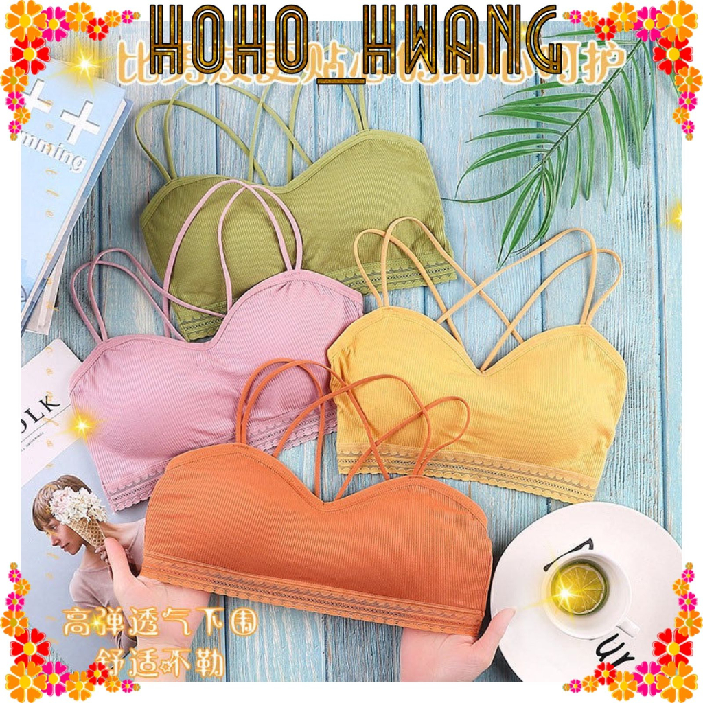 HOHO_HWANG (B-34) bra Sport Bra BH  Yoga Fashion Bra Olahraga/ Sport Bra Wanita Import