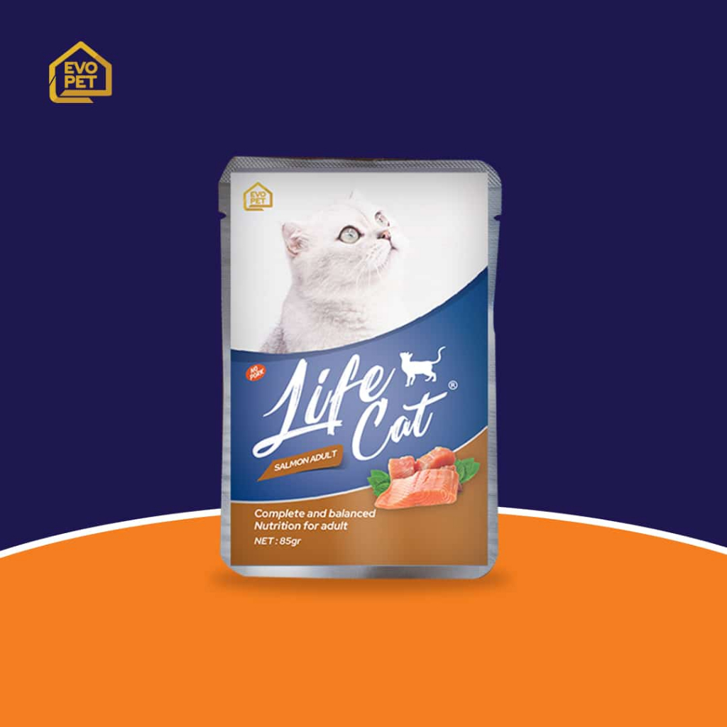 Makanan Kucing Basah Wet Food LIFE CAT Pouch