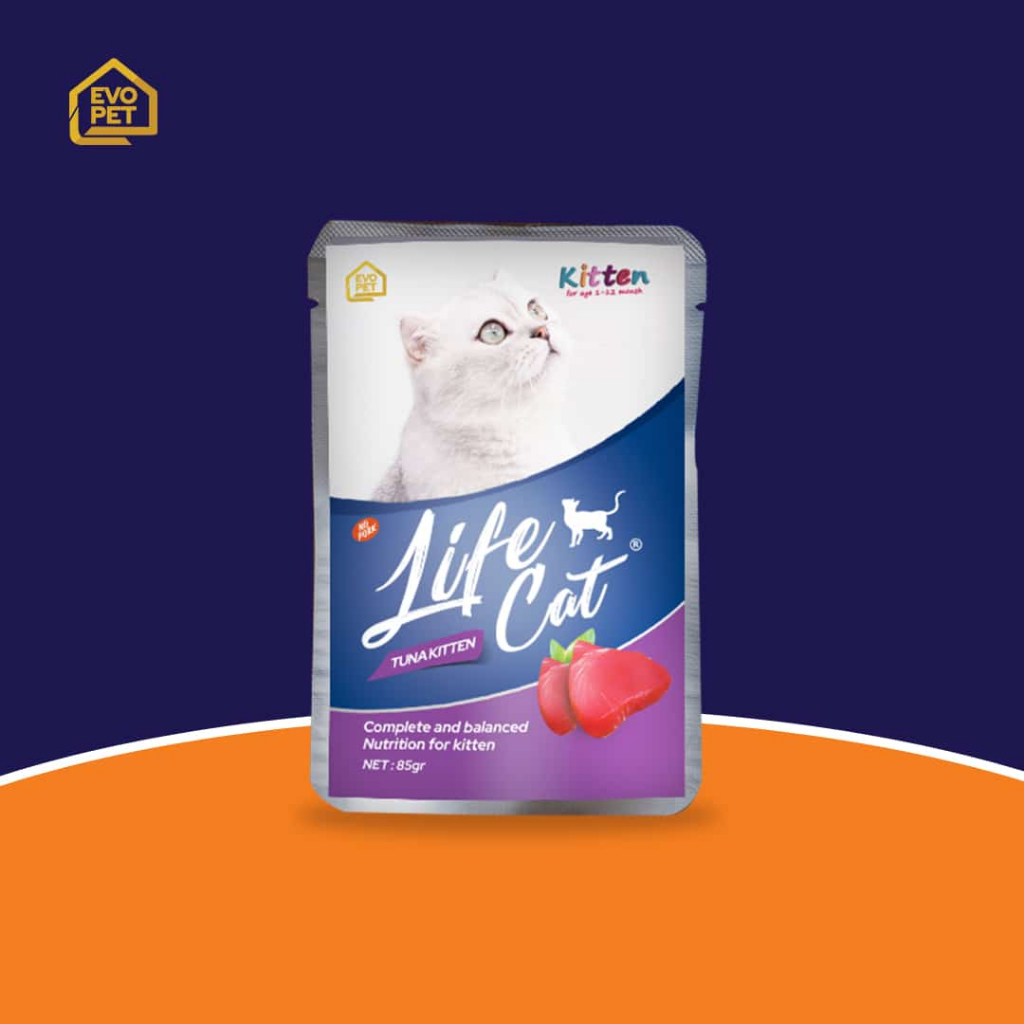 Makanan Kucing Basah Wet Food LIFE CAT Pouch