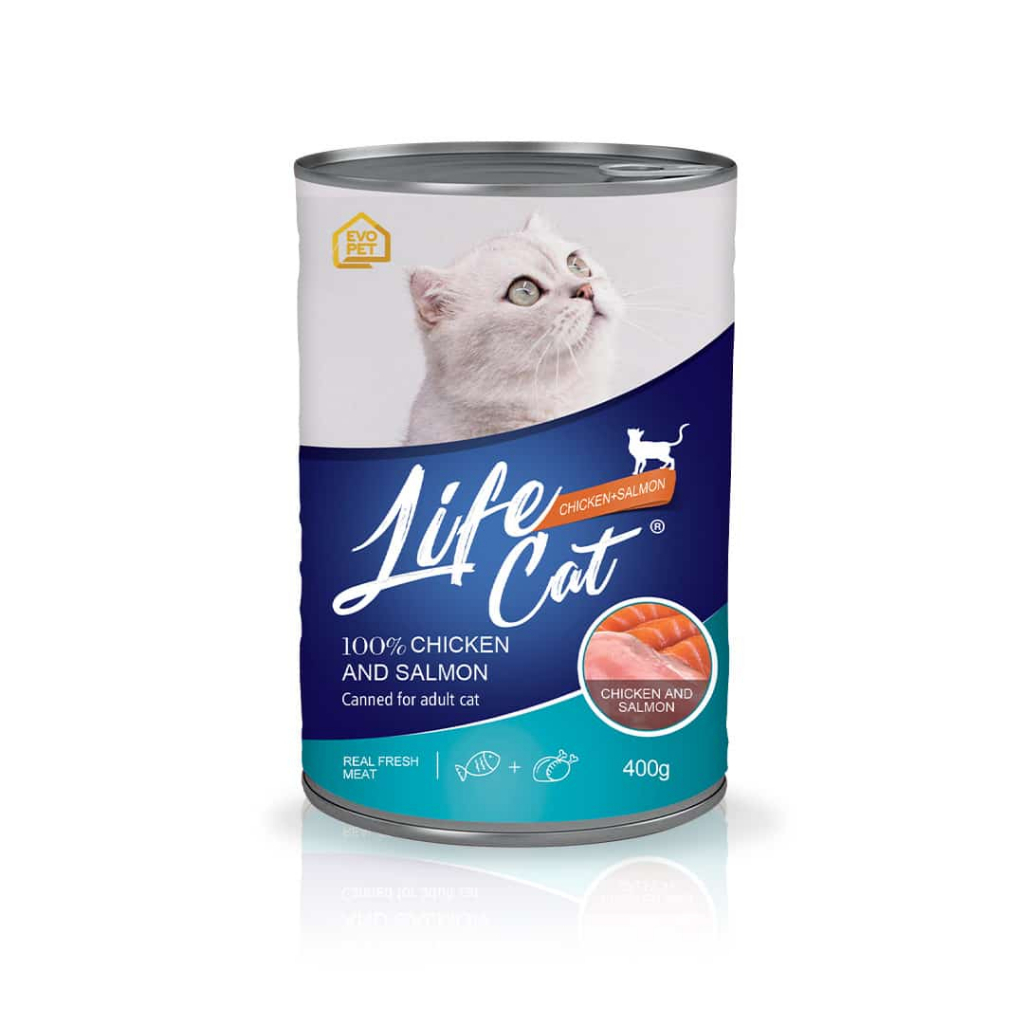 LIFE CAT WET FOOD / MAKANAN BASAH KUCING KALENG 400GR