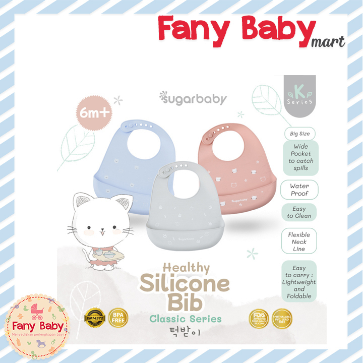 SUGAR BABY HEALTHY SILICONE BIB