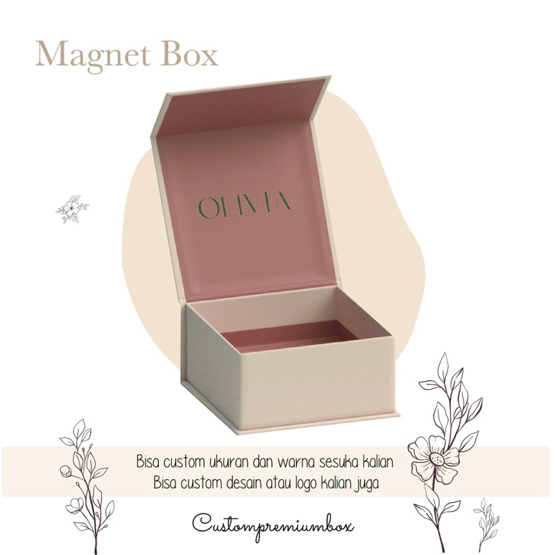 Custom Magnet Box 25x25x6 cm Custom Box