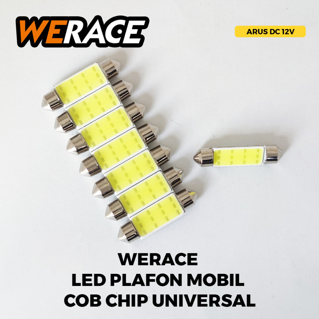 LED LAMPU PLAFON MOBIL COB CHIP UNIVERSAL ARUS DC 12V