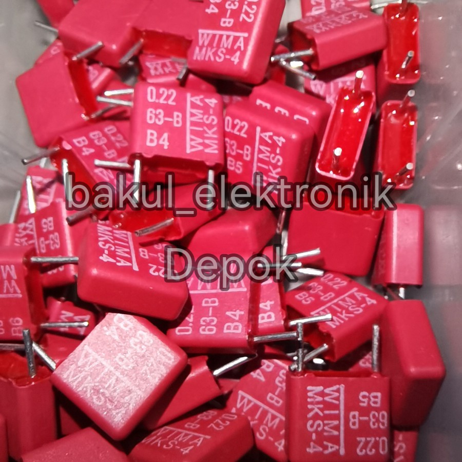 wima 220nf MKS4 63v capacitor