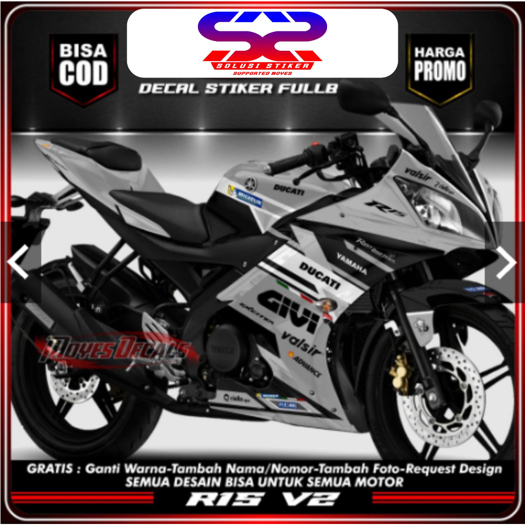 Stiker Decal R15 V2 Motif Keren FullBody Decal R15 V2 Terbaru FullBody