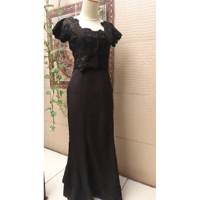 Long Dress Baju Wanita Hitam