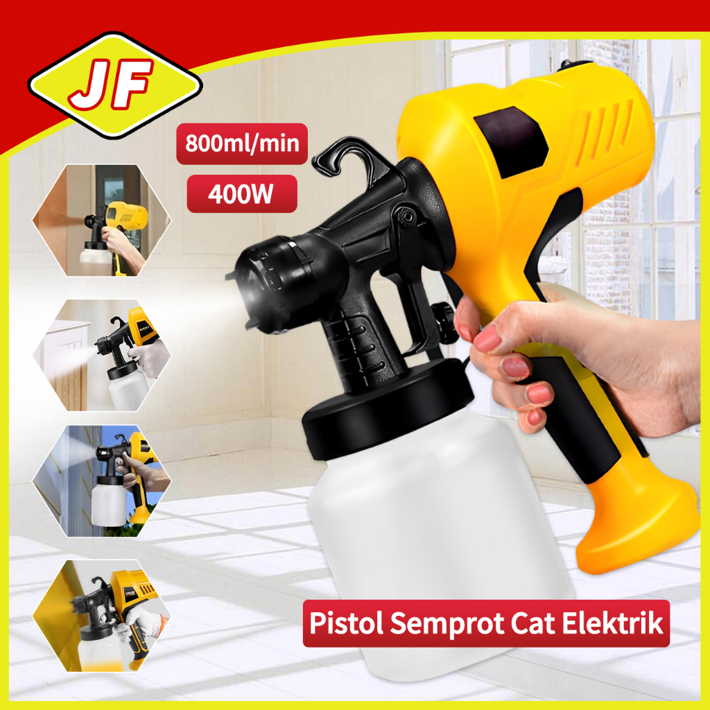 JF 800ML Pistol semprot listrik Electric Spray Gun ELECTRIC Spray Gun Paint semprot Cat Alat Semprot Cat semprot Cat