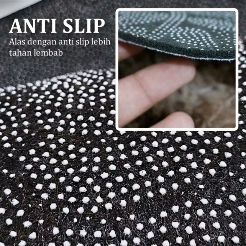 Keset kaki lantai bermotif