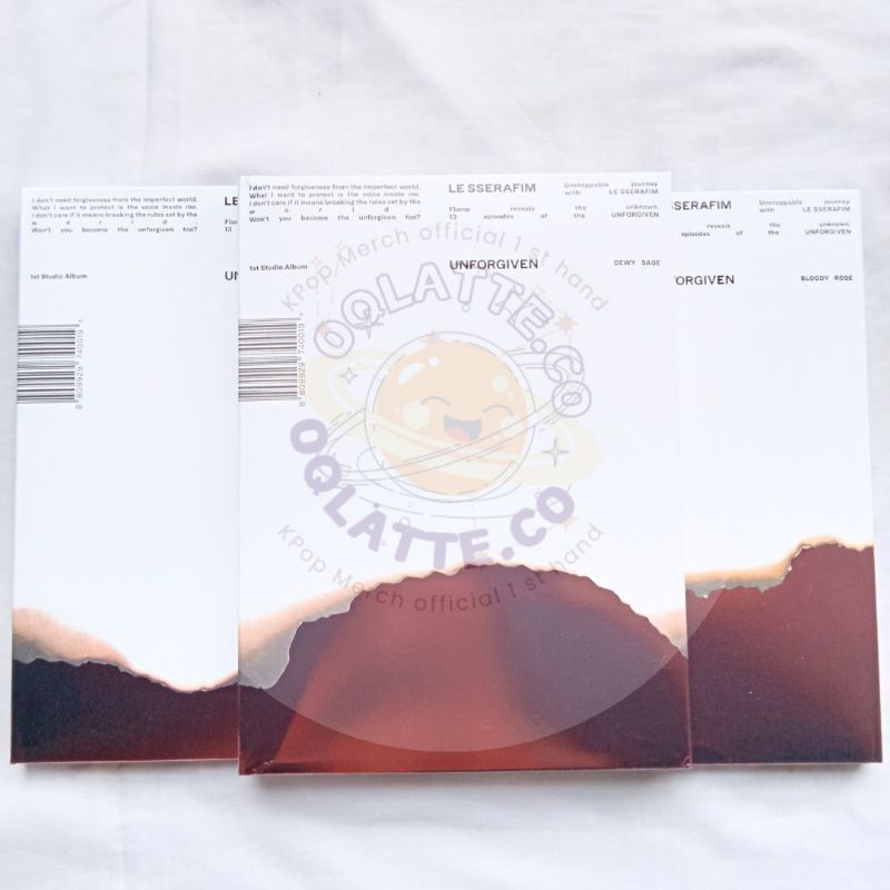[READY] LE SSERAFIM 1ST STUDIO ALBUM " UNFORGIVEN " SEALED  + ALBUM ONLY