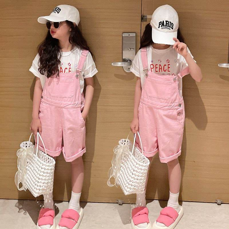 Setelan Overall PINKY Anak Perempuan Model