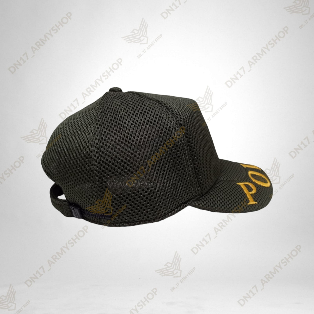 Topi Baseball / Topi Dobelmesh / Topi Pria Wanita Pol PP Hijau Olive