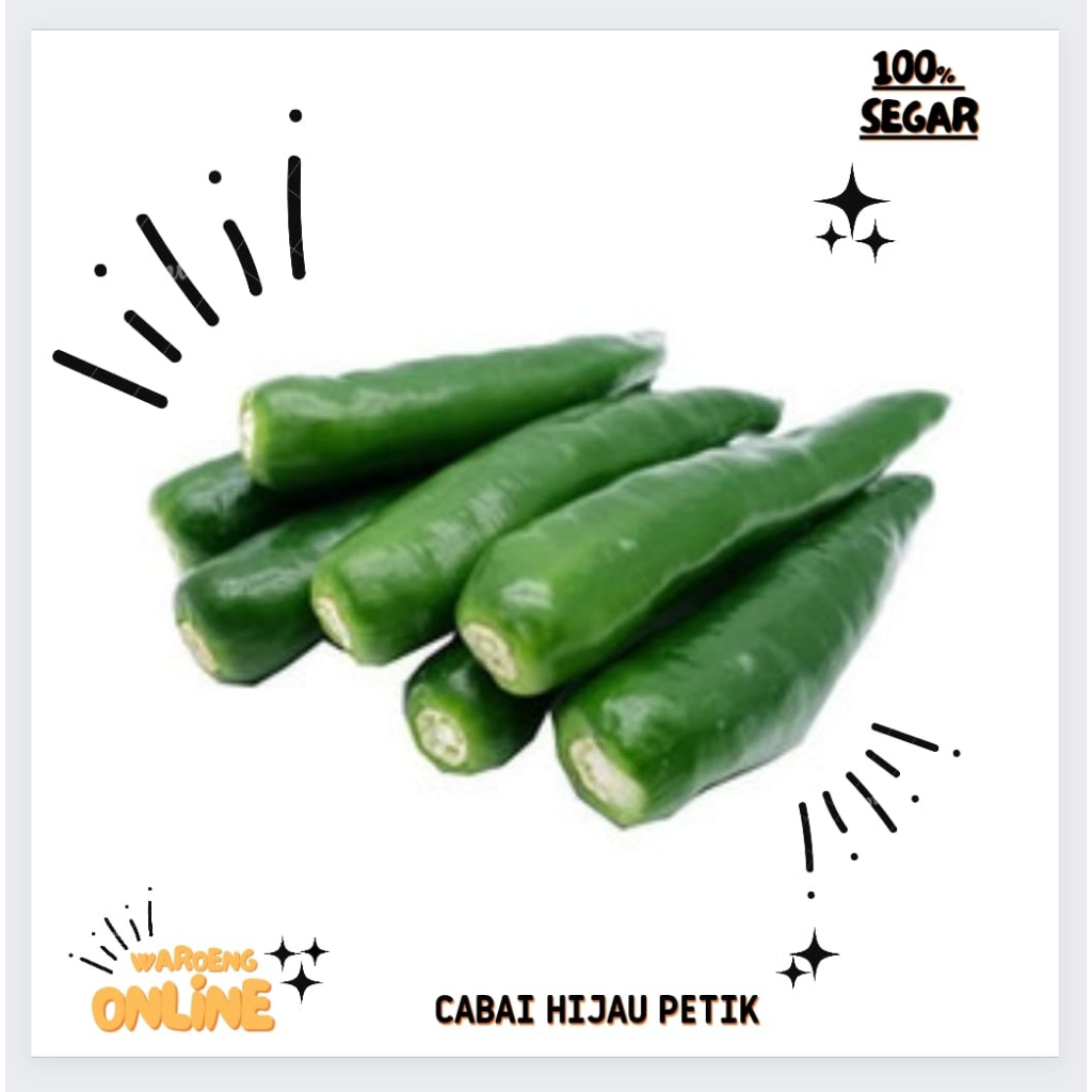 

Cabai Hijau Petik Segar