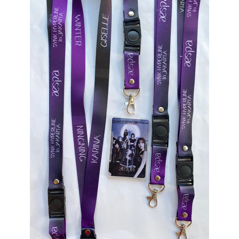 

LANYARD AESPA SYNK HYPERLINK IN JAKARTA