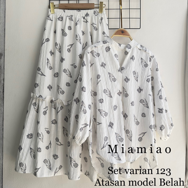 Alensa Blouse Atasan wanita Casual motif