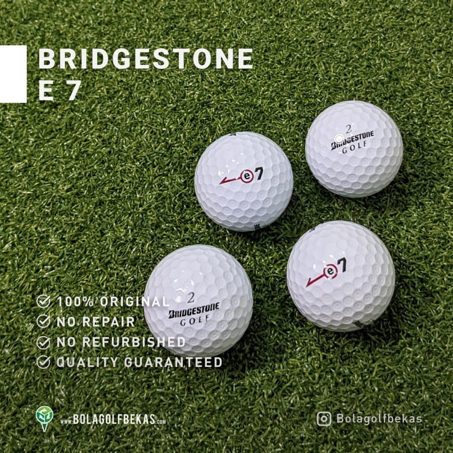 Bola golf bekas / second grade A terlaris - Bola Bridgestone e7 - grade A, original, no repair - put