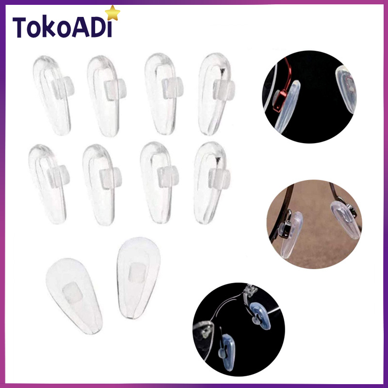 Set Nose Pad Kacamata/Nose Pad Kacamata Anti Melorot/Glasses Nose Pad untuk Reparasi Kacamata