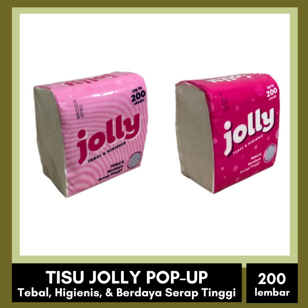 TISU JOLLY POP UP 200 LEMBAR / JOLLY POP UP / TISSUE JOLLY POP UP / TISSUE