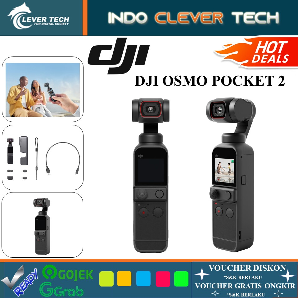 DJI Osmo Pocket 2 Basic Gimbal Stabilizer Camera Original Pocket II