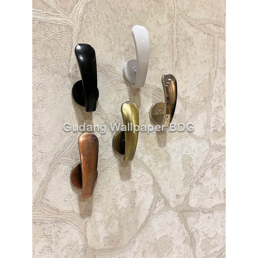Hook Gorden (Curved) Minimalis Modern Simple Gordyn Premium Mewah