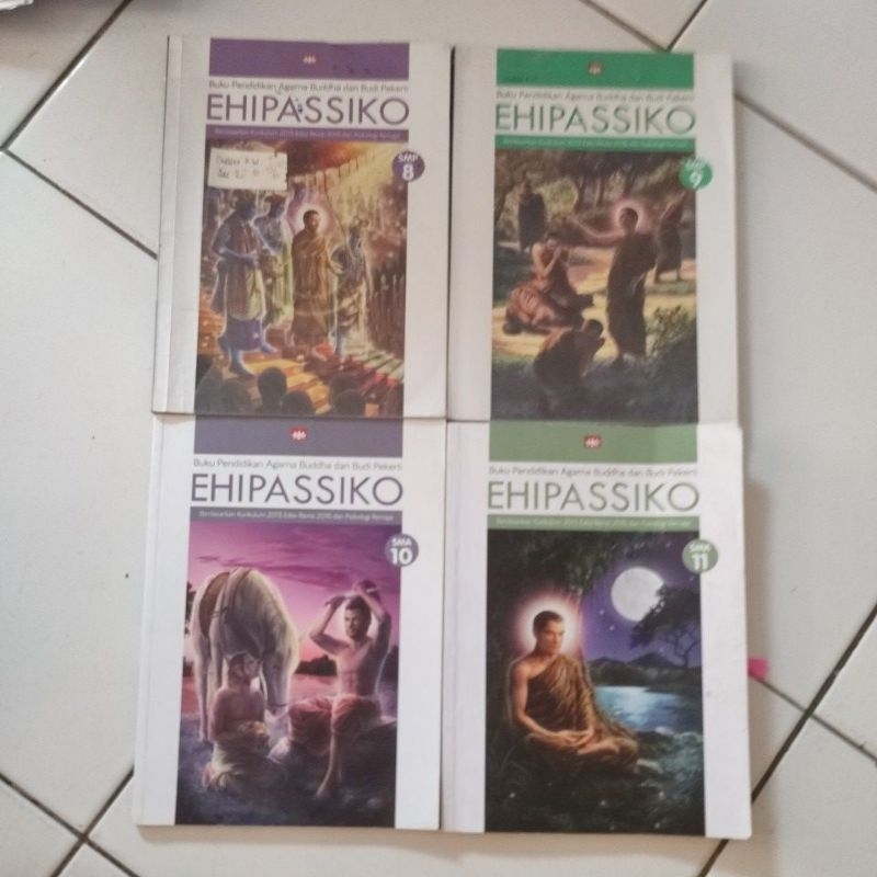 buku pendidikan agama Buddha dan Budi pekerti Ehipassiko kelas 8 9 10 11
