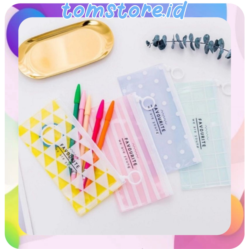 

TOMSTORE.ID Pouch Dompet Mika Make Up Kawai Pouch Resleting Tempat Alat tulis Pouch Travel Pouch R799 DUP