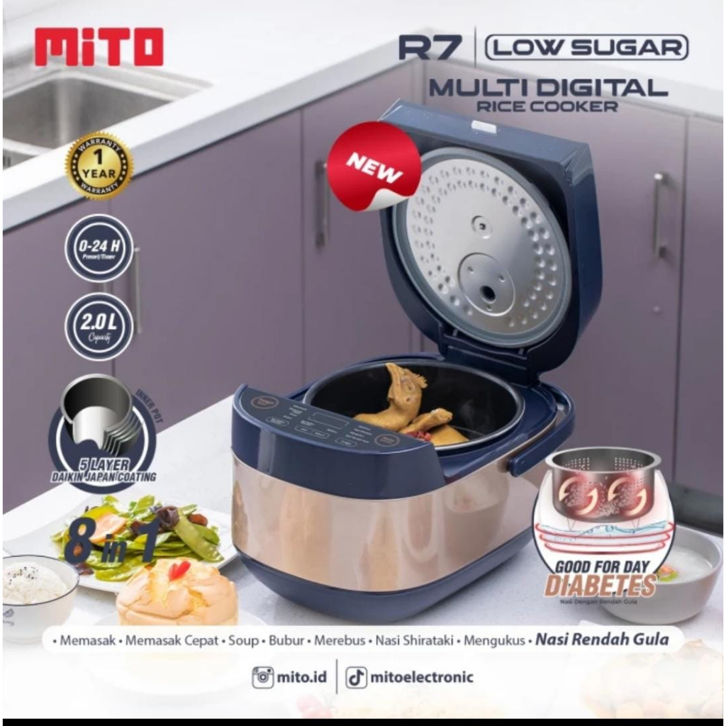MITO R7 Rice Cooker Japan Quality