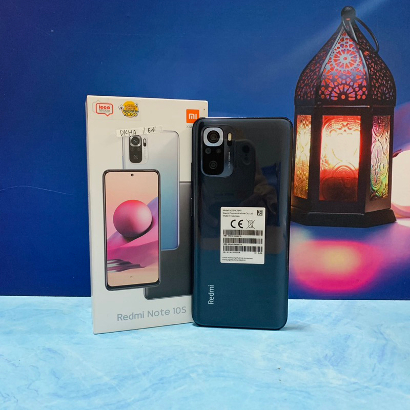 XIAOMI REDMI NOTE 10s 8/128 6/128 6/64 SECOND FULLSET BEKAS GARANSI RESMI