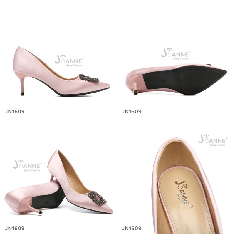 [ORIGINAL] JOANNE Crystal High Heels Shoes Sepatu Wanita #JN1609