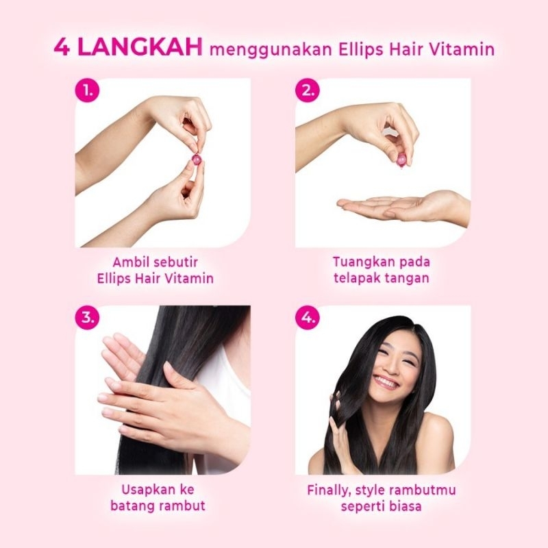 Ellips Vitamin Rambut Botol 50pcs