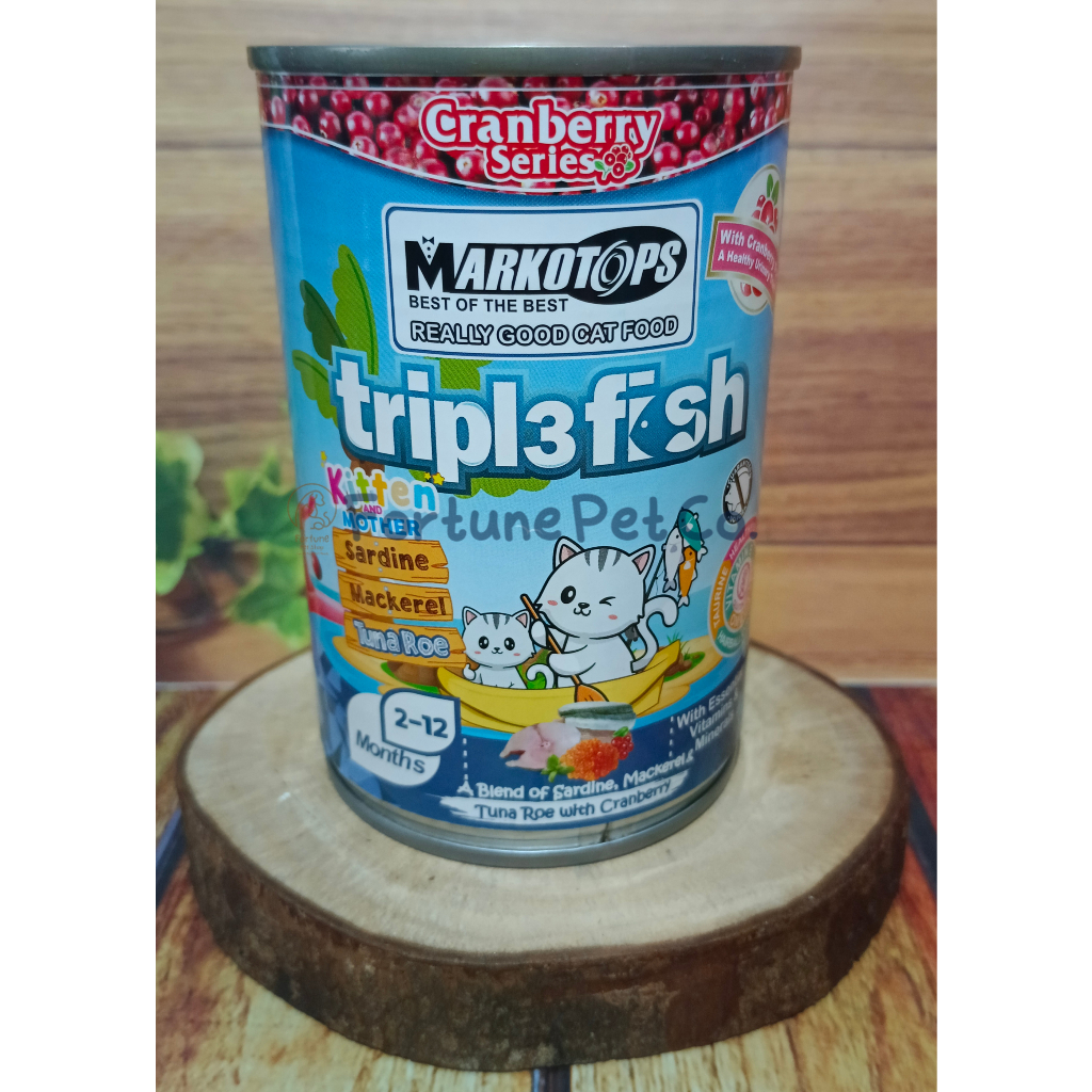 Xcamellyaa Markotops Kitten Kaleng 400 Gram - Makanan Kucing Basah Wet Food