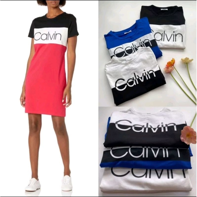 Branded Original Calvin Klein CK Dress Baju Terusan (Sisa Export)