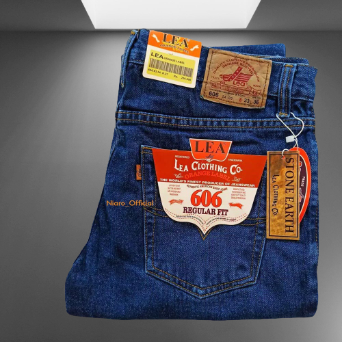 CELANA JEANS PRIA LEA STANDAR REGULER PREMIUM 28 sampai 38 bisa COD