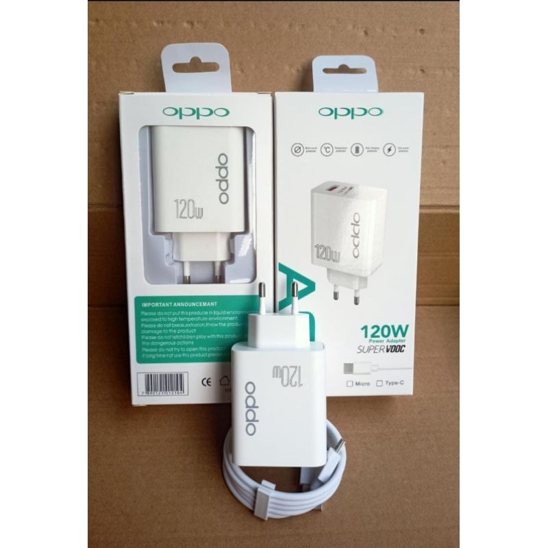 TC CHARGER OPPO 120W - A98 FAST CHARGING