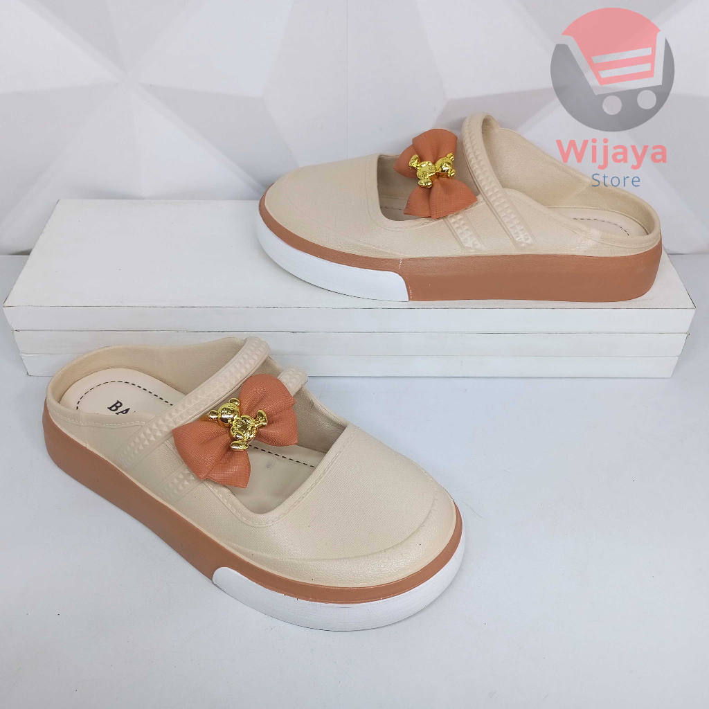 Sandal BALANCE 061 Sepatu Slop Wanita Sendal Slide Kokop Pita Selop Cewek Perempuan