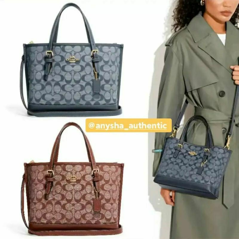 Coach Mollie Tote 25 Signature Chambray