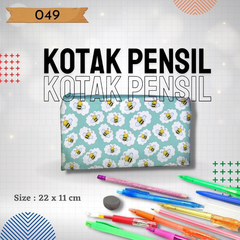 

Tempat Pensil, Kotak Pensil 049 gambar Lebah Serbaguna Murah Dan Kualitas Terjamin.