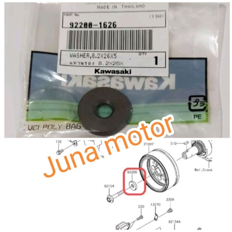 ring baut rumah magnet rotor KLX150 KLX 150 Original