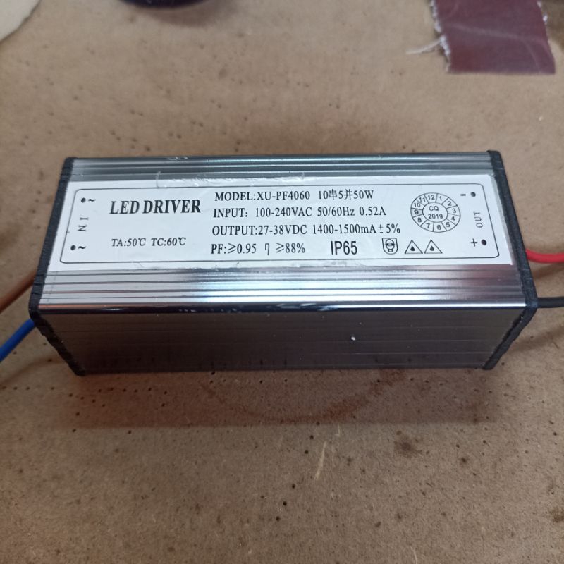 Led Driver 50W 50 Watt 27-36 Volt 1300-1500 mA