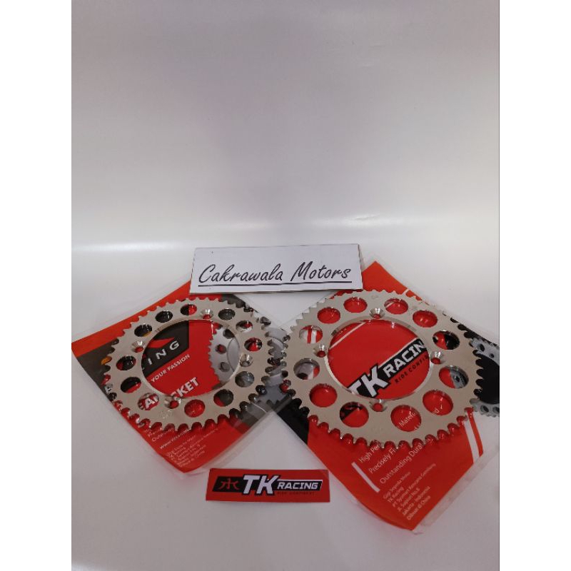 GEAR BELAKANG TK 428 KLX 150 / D TRACKER UKURAN 40T - 55T
