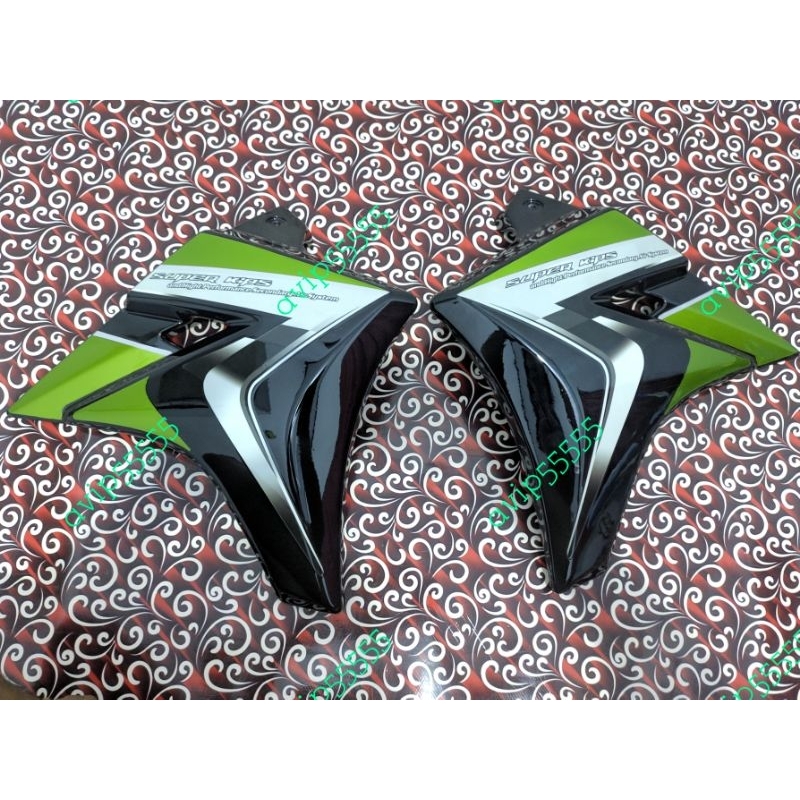 Sayap sirip airscoop sepasang ninja r/ss kanan kiri