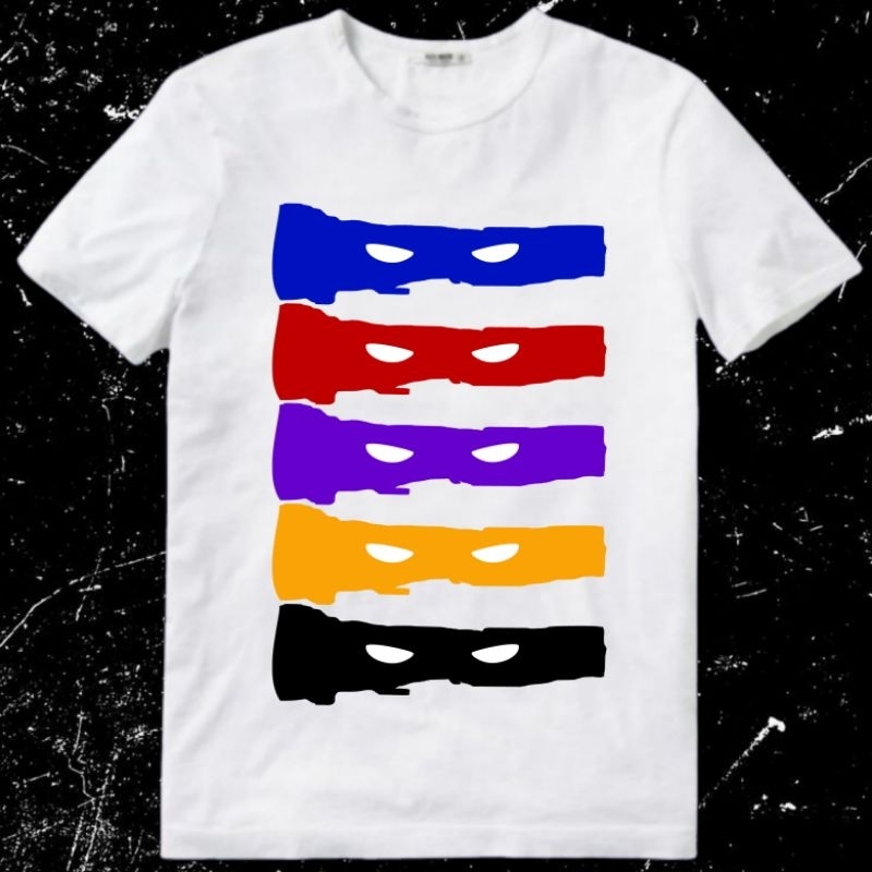 Kaos Baju Tshirt Pria Laki Cowok Cewek Perempuan Unisex Anak Kids Kura Kura Kura-Kura Ninja Turtles 