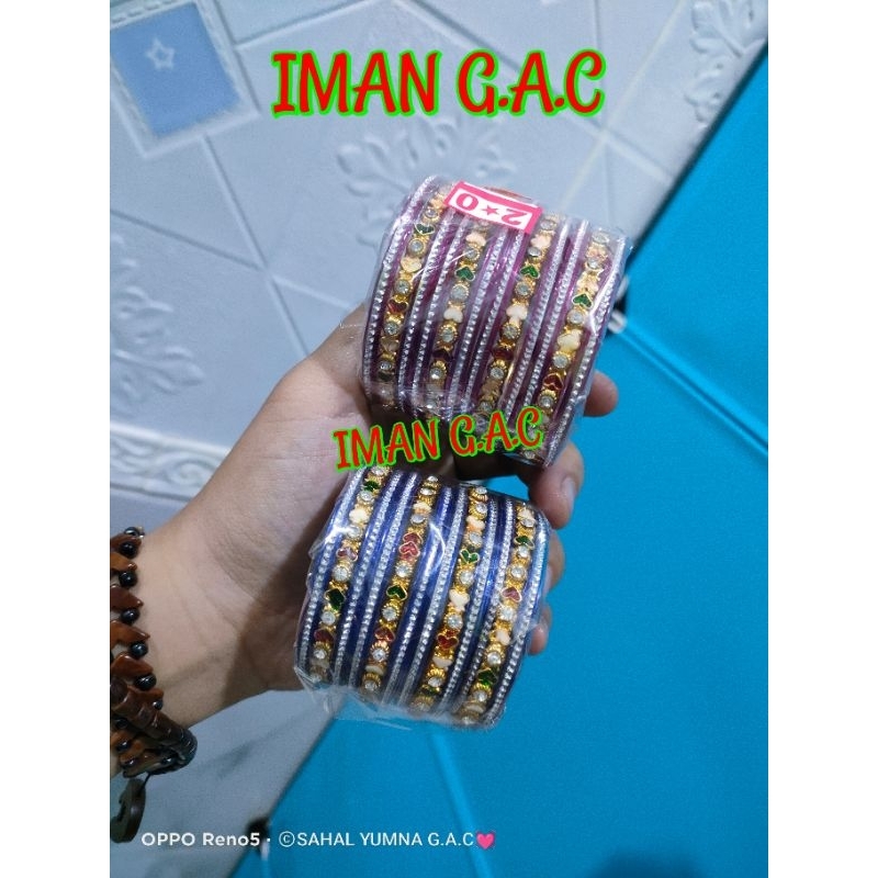 Gelang keroncong india anak dan dewasa motif /aksesoris Gelang tari india import