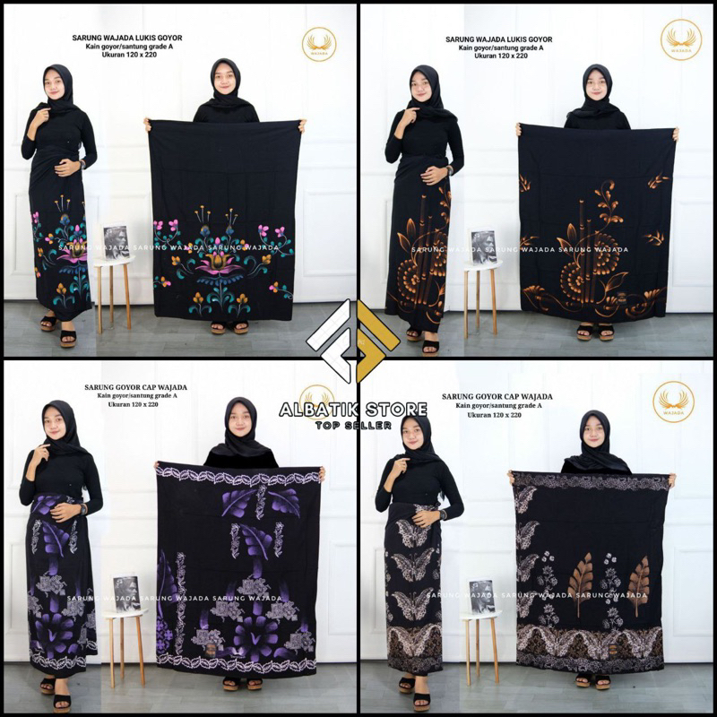 SARUNG AQIL SARUNG LUKIS SANTRIWATI SARUNG WANITA SARUNG BATIK WANITA