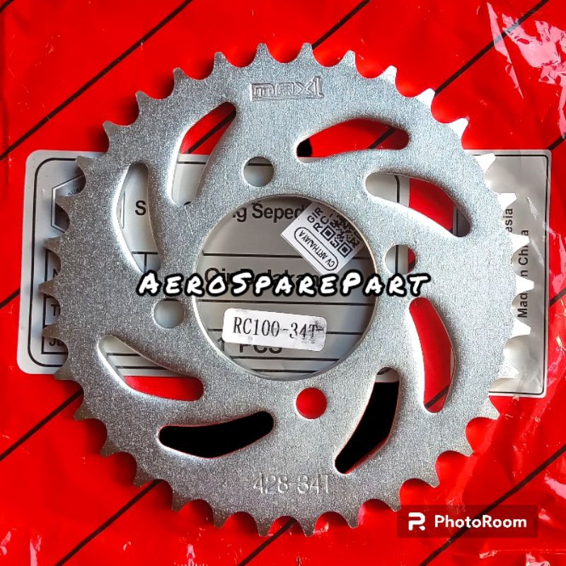 GEAR GIR GER BELAKANG 428 SUZUKI RC / SHOGUN 110 R NEW / SMASH 110 NEW / SHOGUN 125 SP / SATRIA R RU