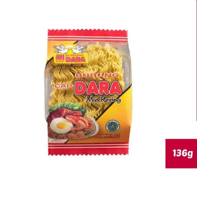 

mi cap burung dara mie kering gandum 136gr