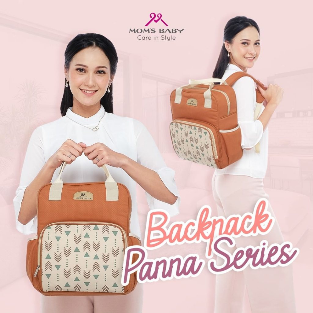 Moms Baby Tas Bayi Ransel Panna Series Diaper Bag MBT3054 3054 diaper bag