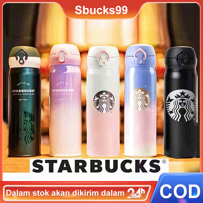 500ML Tumbler Starbucks Thermos Botol Minum Stainless Tumbler Siren Troy Starbucks